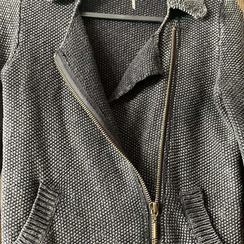 FREE PEOPLE Warm & Cool Knit Moto Jacket - Picture 8 of 13